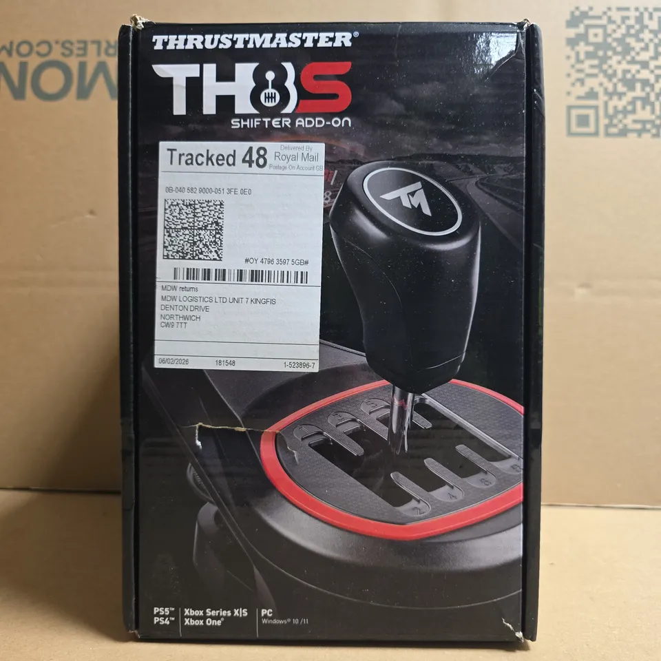 BOXED THRUSTMASTER TH8S SHIFTER ADD-ON