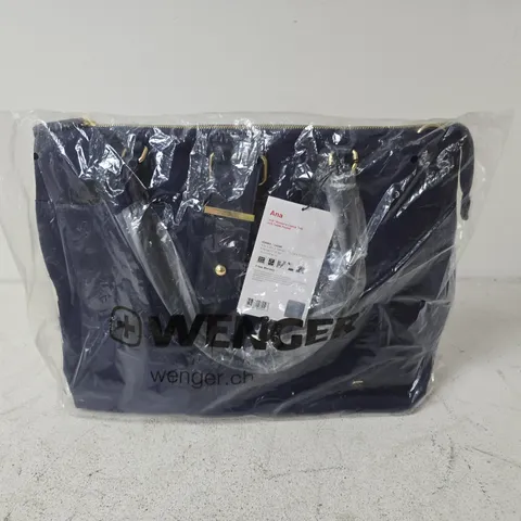 BAGGED WENGER ANA 15.6" WOMENS LAPTOP TOTE WITH TABLET POCKET IN NAVY