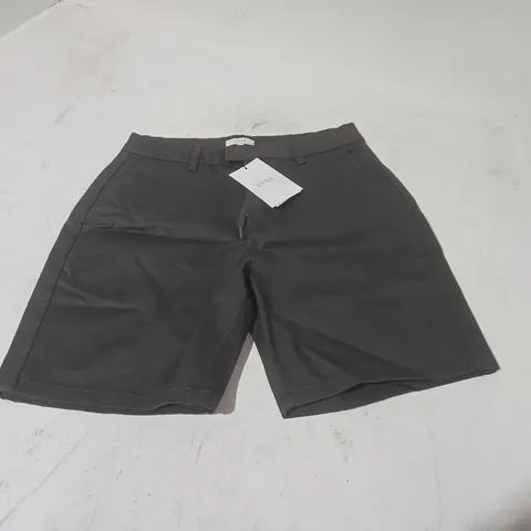 ARNE TAILORED CHINO SHORTS IN GREY - 30R