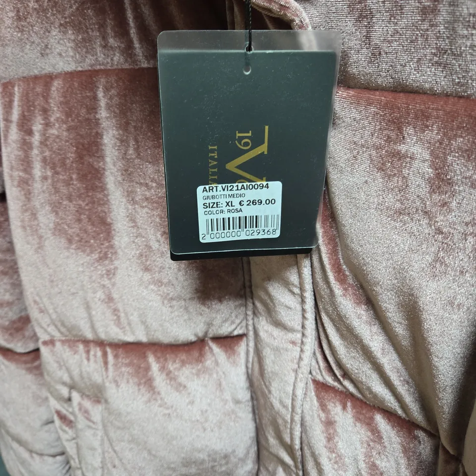 V 1969 ITALIA ROSA COAT XL WITH TAGS