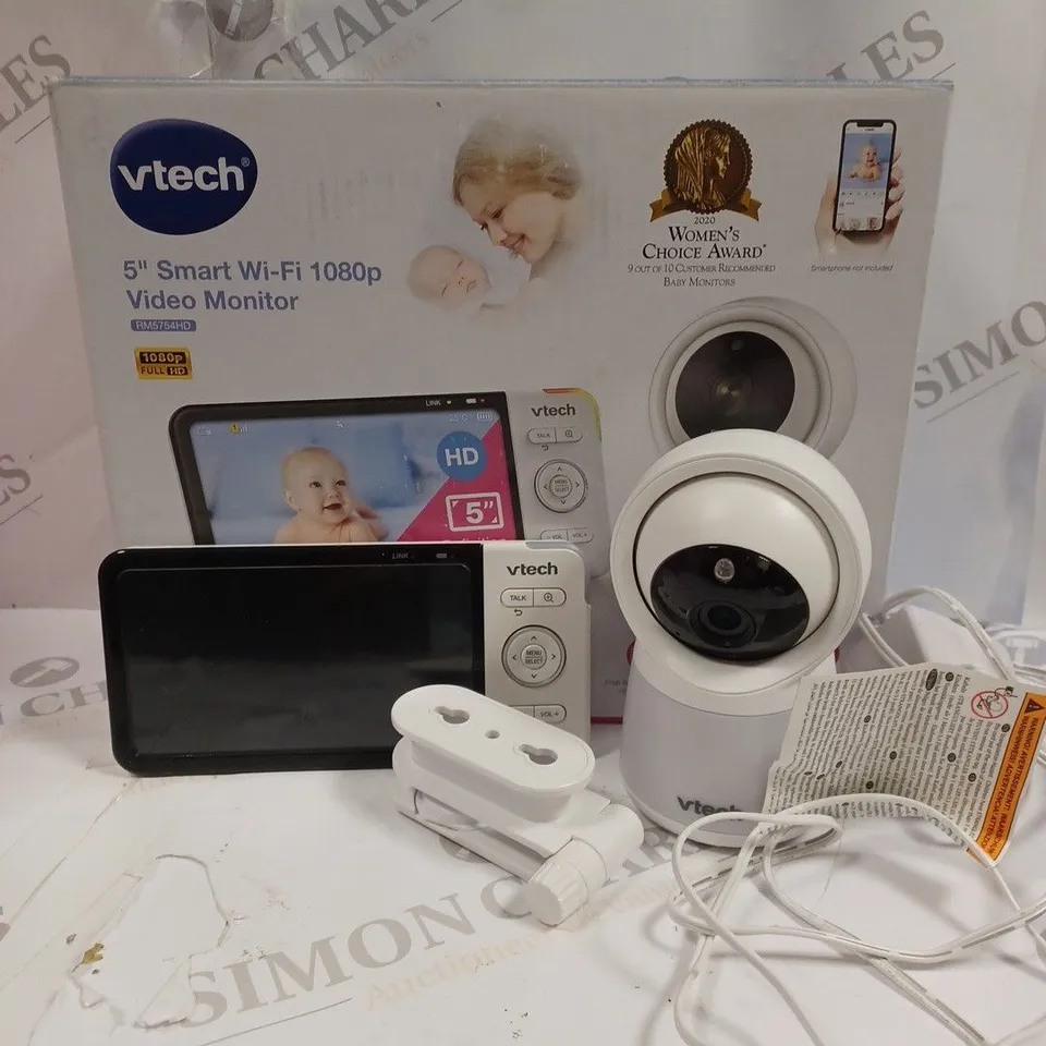 VTECH RM5754HD 5 INCH SMART WI-FI VIDEO BABY MONITOR