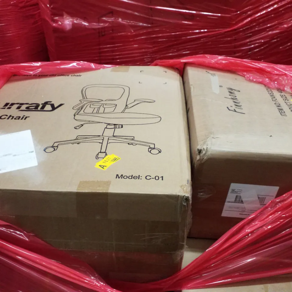 PALLET CONTAINING ASSORTED PRODUCTS INCLUDING SMART CAT LITTER BOX, OFFICE CHAIR & GAMING CHAIRS
