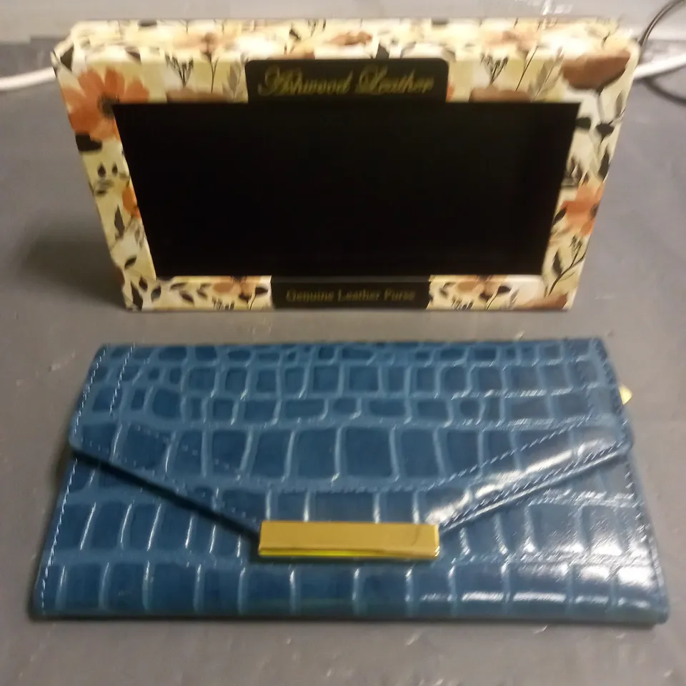 ASHWOOD GENUINE LEATHER PURSE TEAL