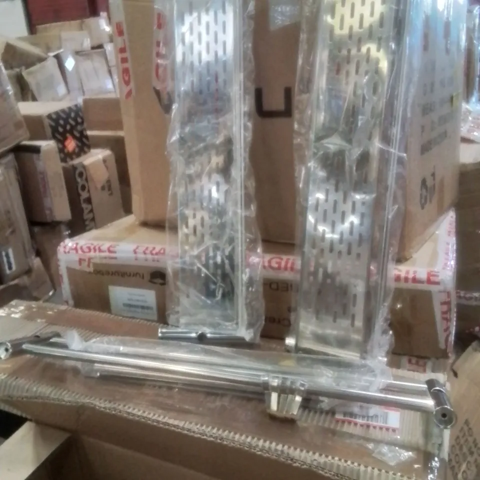 BOXED DEIHL STAINLESS STAINLESS STEEL WALL MOUNTED BATHROOM SHELVES 