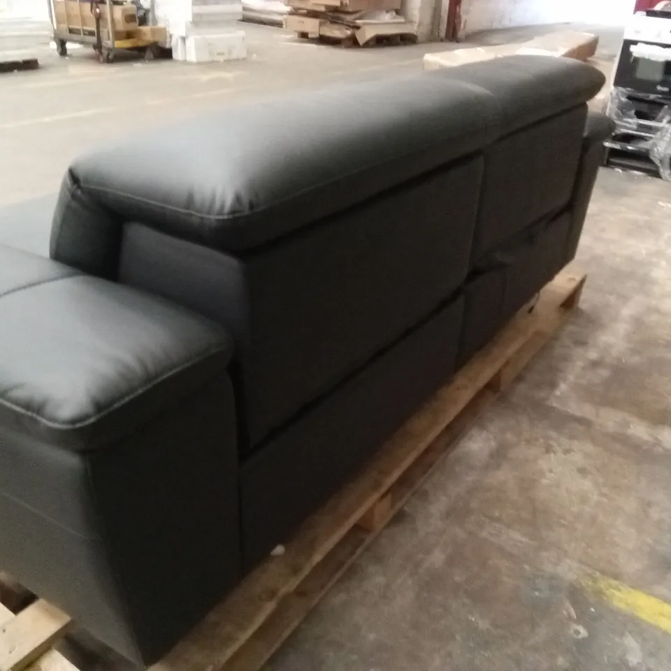 LORENZA 3 SEATER LEATHER/FAUX LEATHER POWER RECLINER RRP £1249