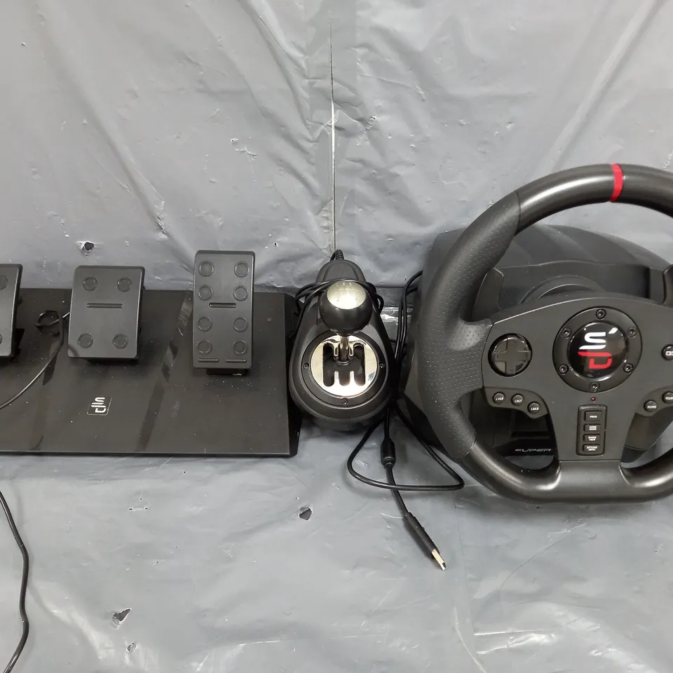 SUBSONIC SUPERDRIVE GS 850-X RACING WHEEL AND PEDAL
