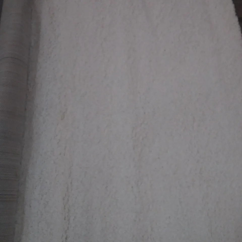CECILE SHAGGY CREAM/BEIGE RECTANGLE RUG 160X220CM