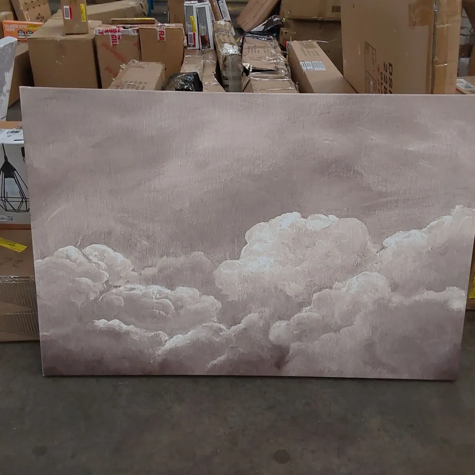 PAINTED CLOUDS I BY SHARON CHANDLER - WRAPPED CANVAS 