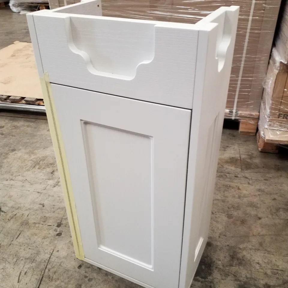 BOXED AS NEW CALYPSO CHELWORTH STORAGE UNIT IN GREY - 400X260X810MM
