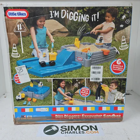 LITTLE TIKES DIRT DIGGERS EXCAVATOR SANDBOX 