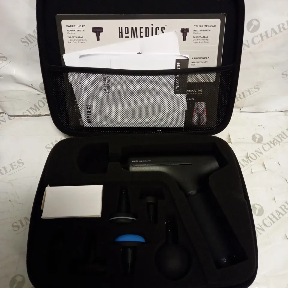 HOMEDICS PRO PHYSIO MASSAGE GUN RRP £300