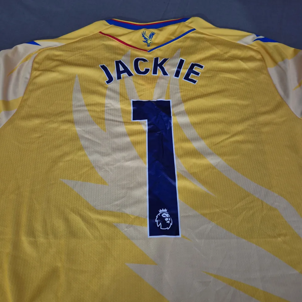 CRYSTAL PALACE FC AWAY SHIRT - PERSONALISED - JACKIE 1 SIZE 3XL