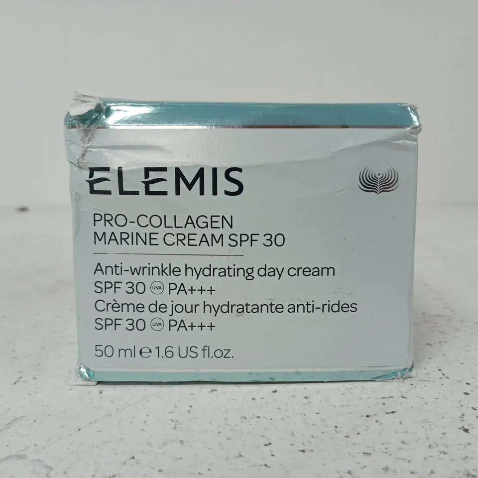 BOXED ELEMIS PRO-COLLAGEN MARINE CREAM SPF 30 - ANTI-WRINKLE HYDRATING DAY CREAM (50ML)