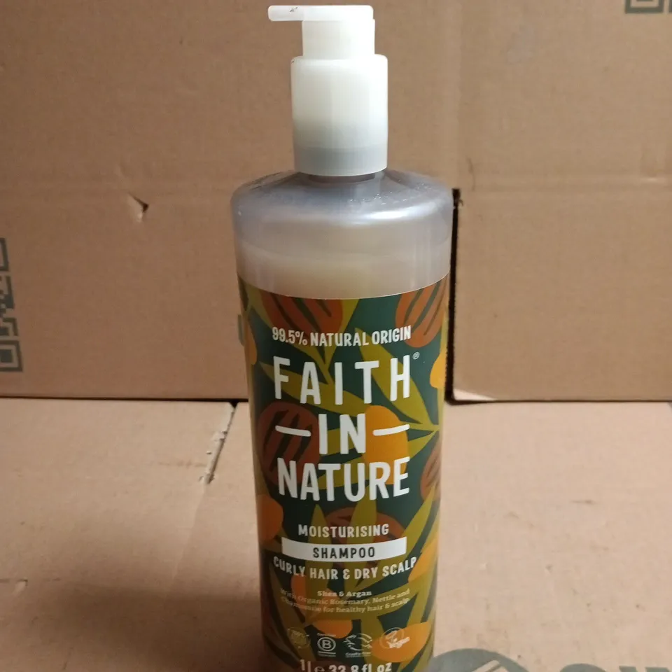 FAITH IN NATURE MOISTURISING SHAMPOO FOR CURLY HAIR & DRY SCALP – 1L