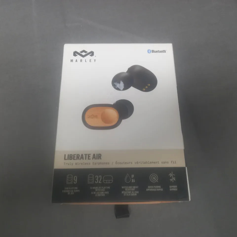 BOXED HOUSE OF MARLEY LIBERATE AIR TRULY WIRELESS EARPHONES