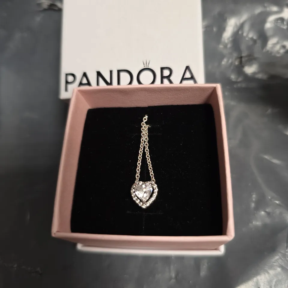 Pandora Heart Pendant Necklace in Jewellery Box