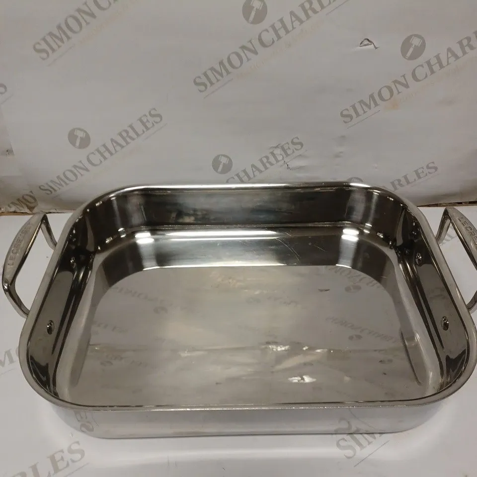 LE CREUSET STEEL SERVING DISH  