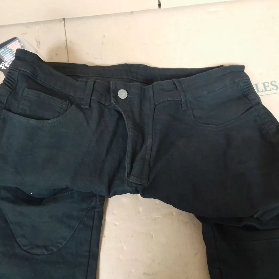 MODUSHE WORK JEANS IN BLACK SIZW XL