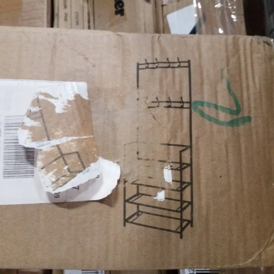 BOXED LIVING AND HOME FLOOR COAT RACK