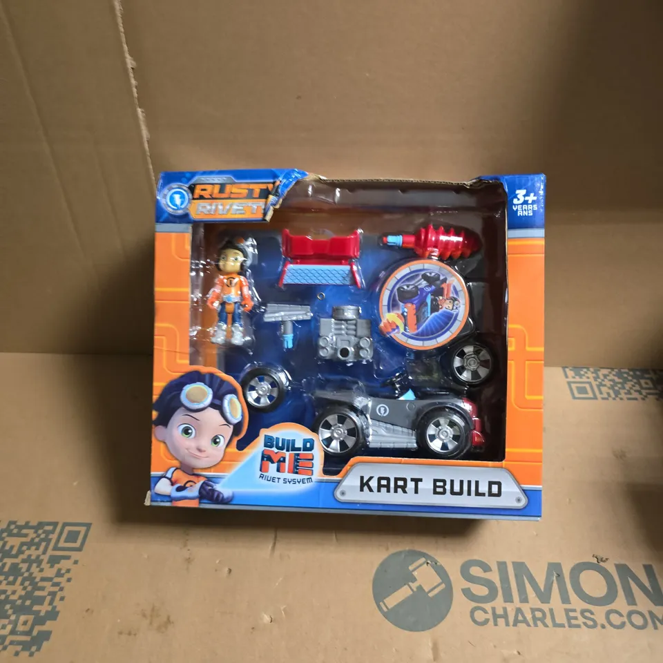 RUSTY RIVETS KART BUILD TOY SET – BUILD ME (AGES 3+) BOXED