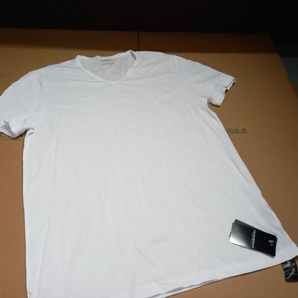 EMPORIO ARMANI UNDERWEAR WHITE T-SHIRT - M