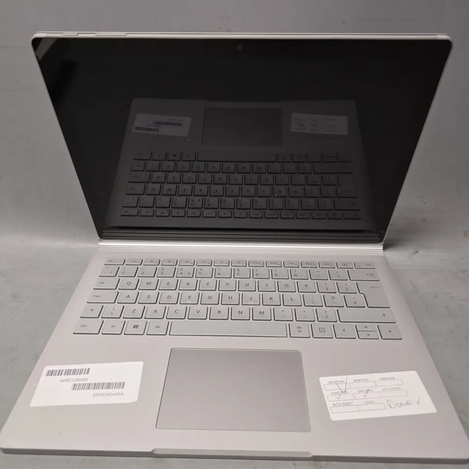 MICROSOFT LAPTOP IN SILVER - MODEL UNSPECIFIED