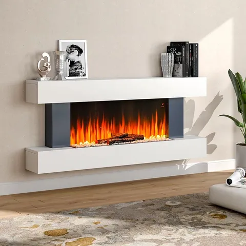 ADUR 132CM W ELECTRIC FIRE