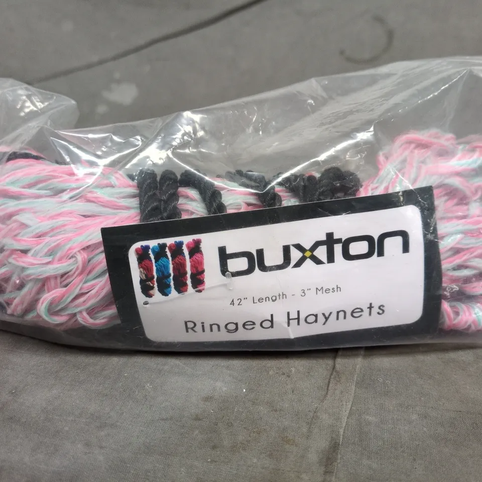 BUXTON RINGED HAYNETS – 42 INCH LENGTH, 3 INCH MESH