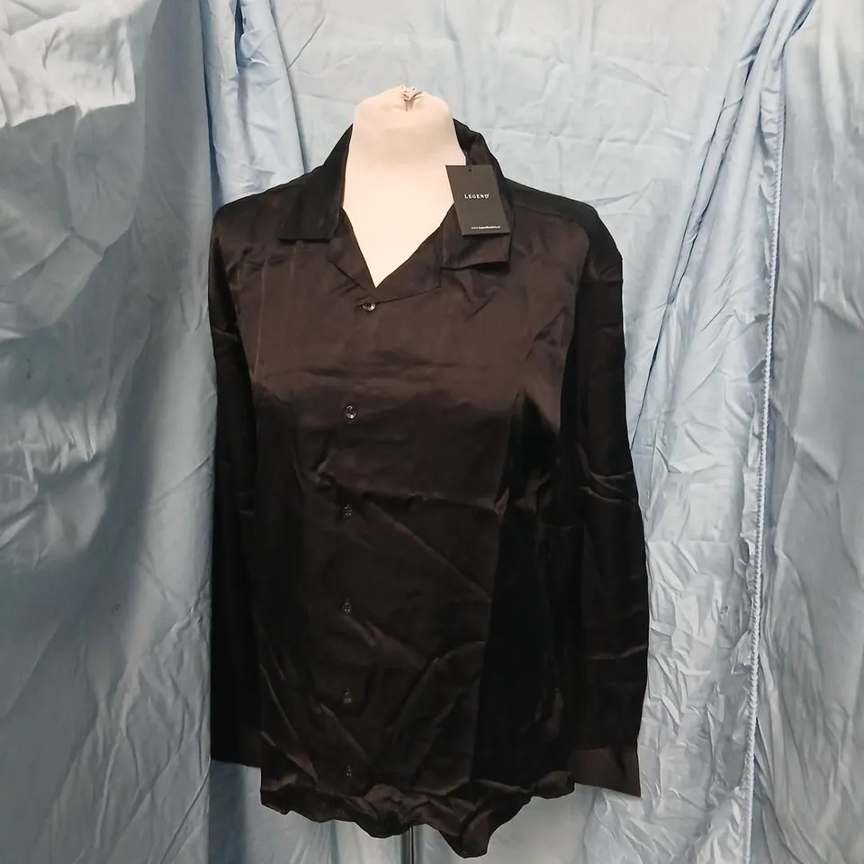 LEGEND LONDON FLOW SHIRT BACK – BLACK, UK M