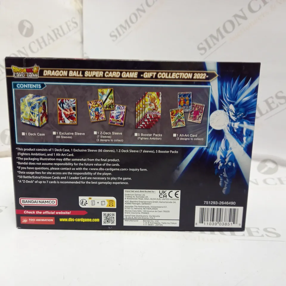 DRAGONBALL SUPER CARD GAME GIFT COLLECTION 2022