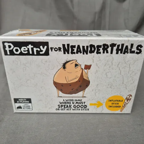 SEALED POETRY FOR NEANDERTHALS CARD GAME 