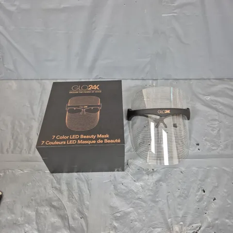 BOXED GLO24K 7 COLOUR LED BEAUTY MASK