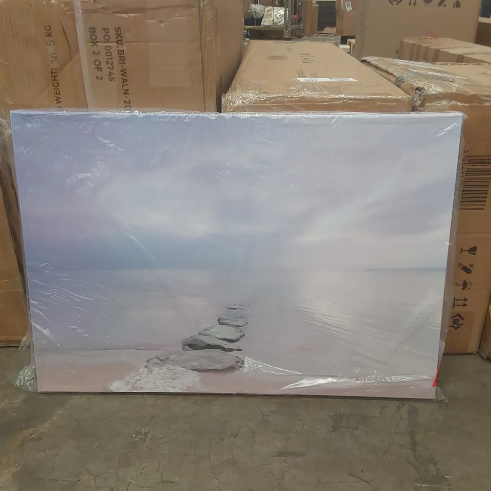 BAGGED OCEAN VIEW WRAPPED CANVAS PRINT