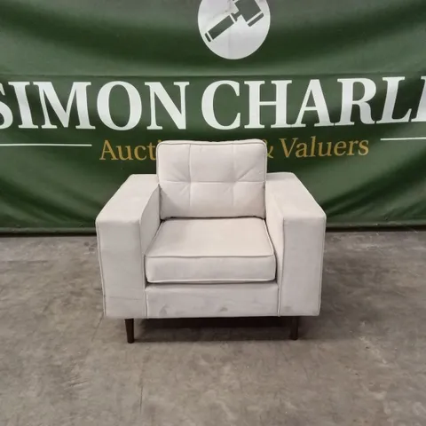 ZENA FABRIC ARMCHAIR - NATURAL