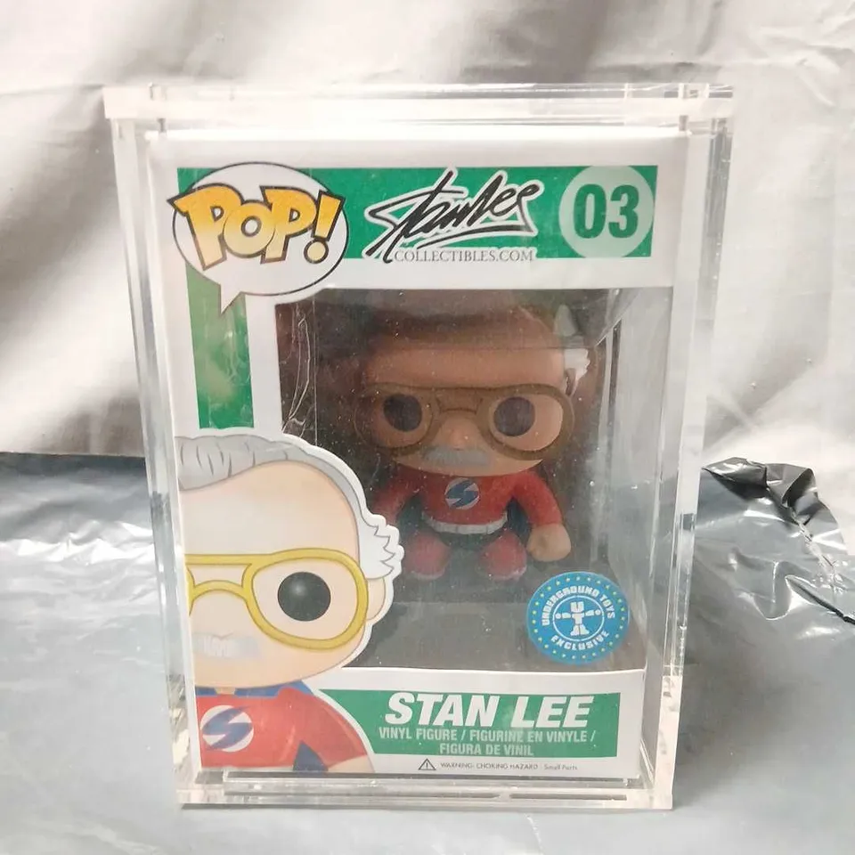 STAN LEE FUNKO POP! VINYL FIGURE – UNDERGROUND TOYS EXCLUSIVE (BOXED)