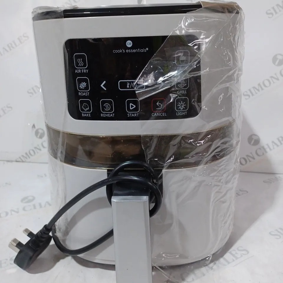 BOXED COOK'S ESSENTIALS 4.0L AIR FRYER, COOL GREY