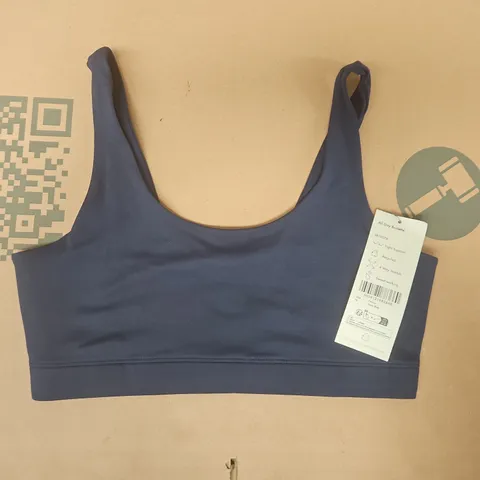 SWEATY BETTY ALL DAY BRALETTE IN NAVY SIZE MEDIUM