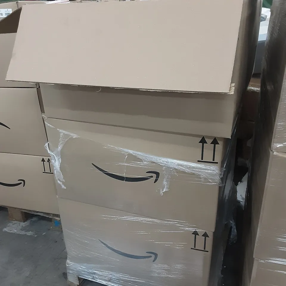 PALLET OF ASSORTED HOMEWARE ITEMS TO INCLUDE CLOTHES, MAKEUP REMOVAL SETS, HOT WATER BOTTLES ETC