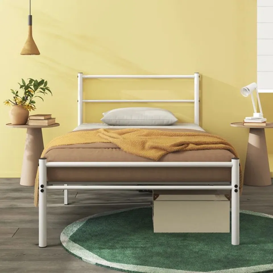 BOXED OTELIA PREMIUM STEEL BED FRAME (1 BOX)