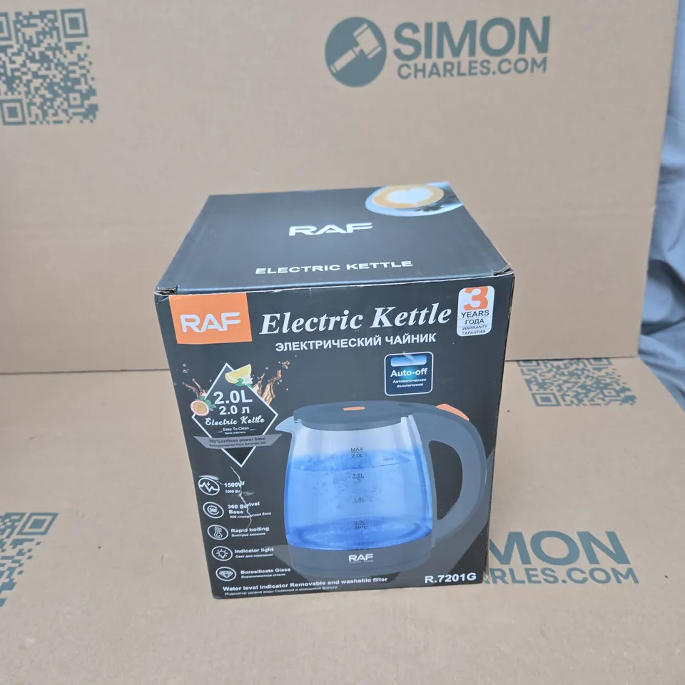 RAF ELECTRIC KETTLE 2.0L – BOXED, MODEL R.7201G