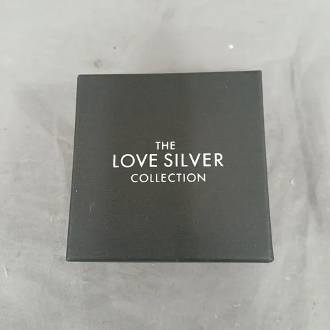 THE LOVE SILVER COLLECTION 2 X 24MM CHUNKY TUBE HOOPS