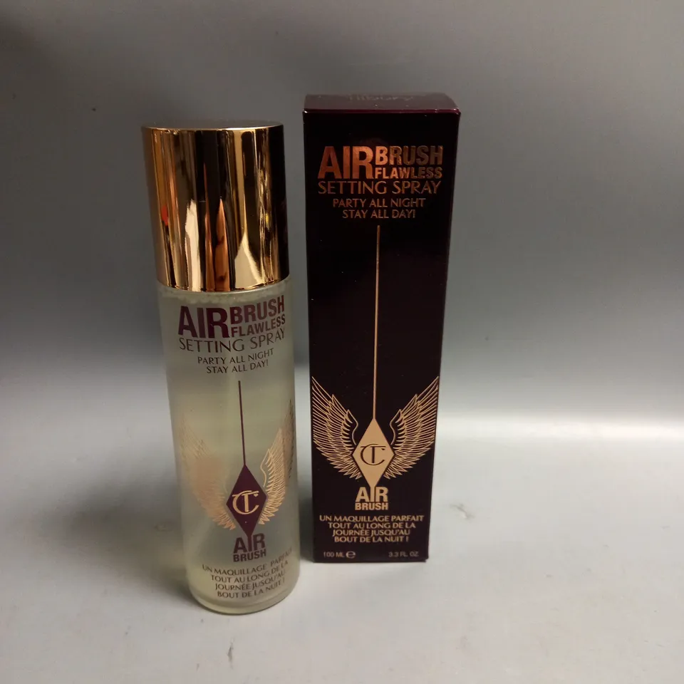 BOXED CHARLOTTE TILBURY AIR BRUSH FLAWLESS SETTING SPRAY 100ML