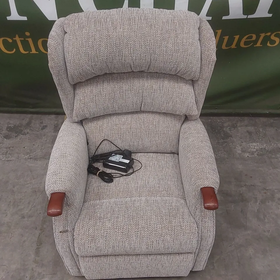 CELEBRITY MAMMOTH ENHANCED FABRIC UPHOLSTERED ELECTRIC RECLINING ARMCHAIR WITH MEDICAL GRADE FOAM SEAT