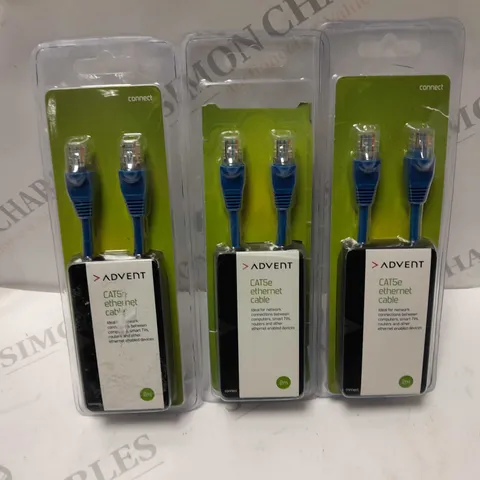 APPROXIMATELY 5 ADVENT PRODUCTS TO INCLUDE CAT5 ETHERNET CABLES, CAT6 ETHERNET CABLES, USB PRINTER CABLES, ETC