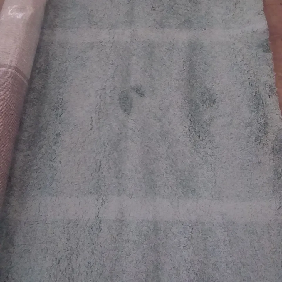 PLAIN DUCK EGG BLUE RUG 300X400CM