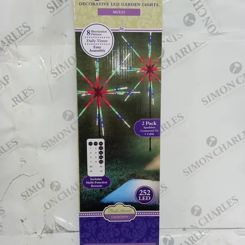 BOXED PACIFIC ACCENTS SPARKLER DECORATIVE LED GARDEN LIGHTS