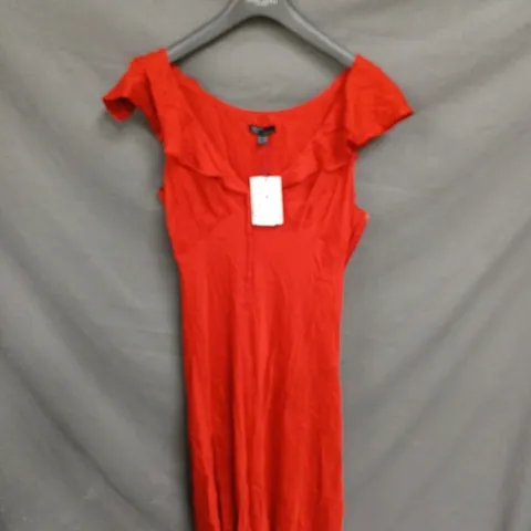 NOBODY'S CHILD RED DRESS, UK 10 (EU 38) – WOMEN'S CLOTHING