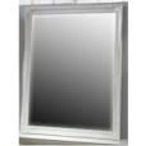 BOXED HOMESDIRECT365 CLASSIC CONTEMPORARY WHITE MIRROR