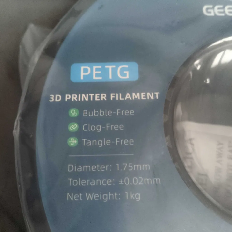 PETG 3D PRINTER FILAMENT – 1.75MM, 1KG SPOOL - PURPLE