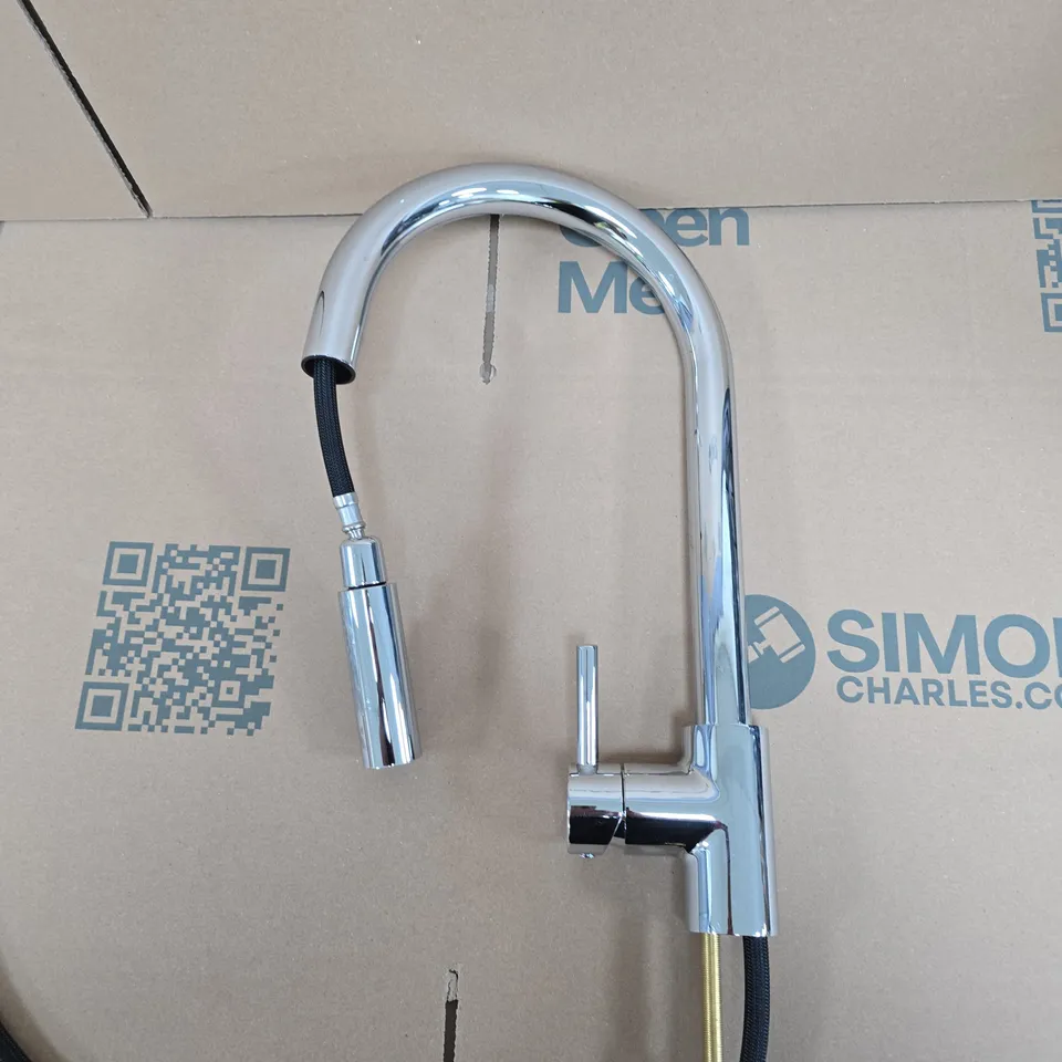 KITCHEN SINK TAPS MIXER WITH PULL OUT SPRAY | 360°SWIVEL SINGLE HANDLE